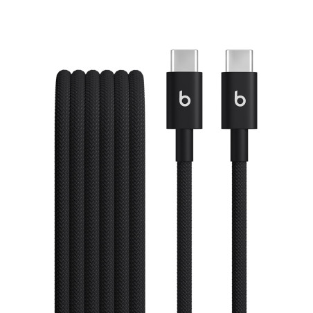 Beats 240W USB-C/USB-C Braided Cable (3m) - Black