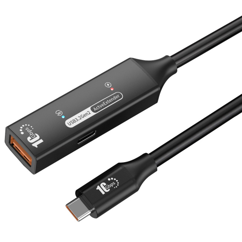 PremiumCord USB-A repeater + kábel USB-C, 5m