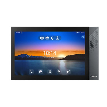 Fanvil i57A SIP Android vnútorná dotyková stanica, 10.1'' displ., 2SIP, WiFi, BT, 3rd app