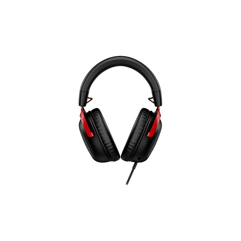 HP HyperX Cloud III/ANC/Jack/Drôt/Čierna-červená