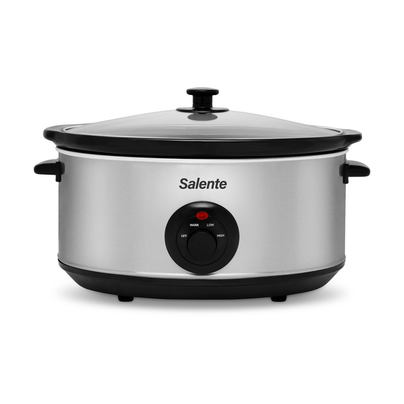 Salente HotPot, pomalý hrniec, 6,5 l, manuálne ovládanie, nerez