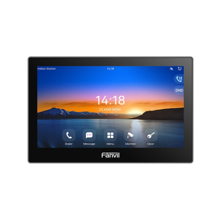 Fanvil i504W SIP vnútorná 7'' dotyková stanica, 6x SIP, Wi-Fi