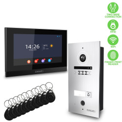 EVOLVEO DoorPhone ID-1, 2-drôtový videotelefón s RFID, odtlačkom prsta a podporou ONVIF kamier