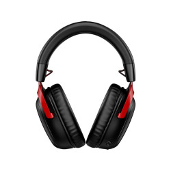 HP HyperX Cloud III/USB-C/Drôt/USB/Bezdrôt/Čierna-červená