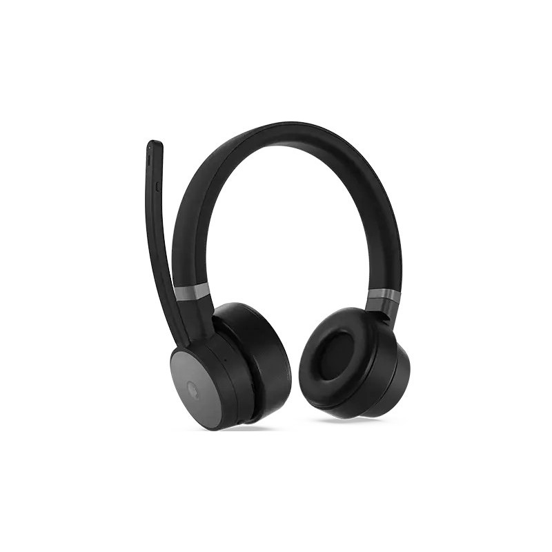 Lenovo Go/Stereo/ANC/BT-USB/Bezdrať/MS/Stand/Čierna