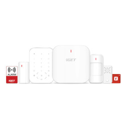 iGET SECURITY M6-4G Premium - Inteligentný zabezpečovací systém 4G/WiFi/LAN alarm, Android, iOS
