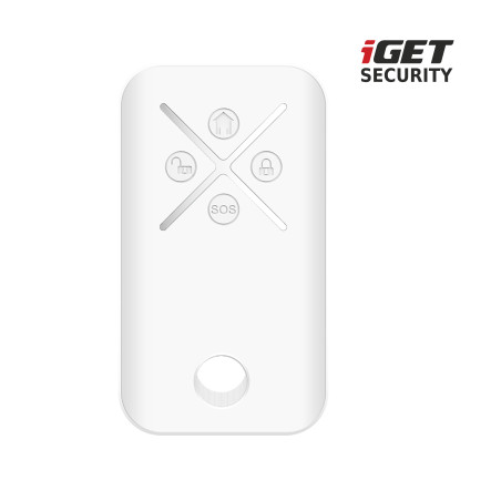 iGET SECURITY MP5 - diaľkové ovládanie (kľúčenka) pre alarm M6-4G, výdrž batérie až 3 roky