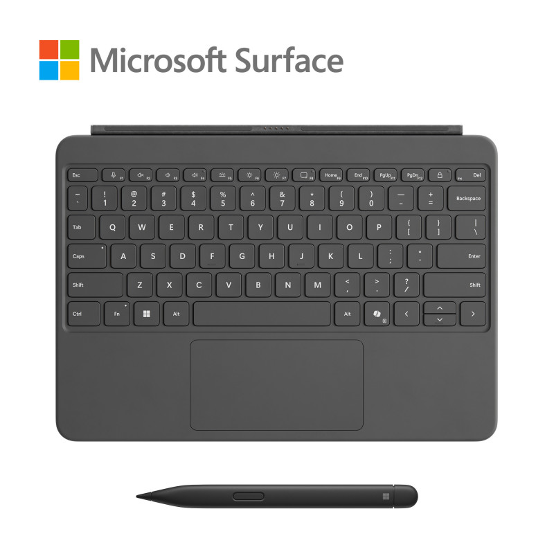 Microsoft Surface Pro 12'' Keyboard + Slim Pen 2 Bundle (Slate), ENG