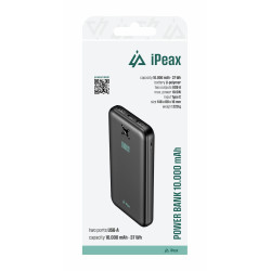 POWER BANKA 10000 mAh, 10,5 W, 2x USB-A ČIERNA
