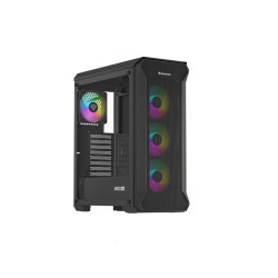 Počítačová skriňa Genesis IRID 505 ARGB V2/Midi Tower/Transpar./Čierna