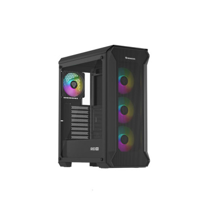 Počítačová skriňa Genesis IRID 505 ARGB V2/Midi Tower/Transpar./Čierna