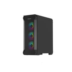 Počítačová skriňa Genesis IRID 505 ARGB V2/Midi Tower/Transpar./Čierna