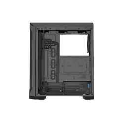 Počítačová skriňa Genesis IRID 505 ARGB V2/Midi Tower/Transpar./Čierna