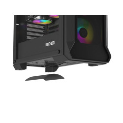 Počítačová skriňa Genesis IRID 505 ARGB V2/Midi Tower/Transpar./Čierna