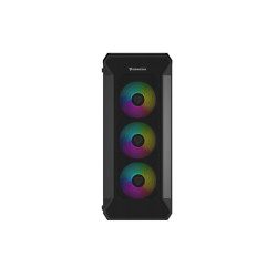 Počítačová skriňa Genesis IRID 505 ARGB V2/Midi Tower/Transpar./Čierna