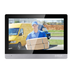 EVOLVEO DoorPhone AHD10, Sada domáceho WiFi videotelefónu s ovládaním dverí a RFID, černo-strieborný 1