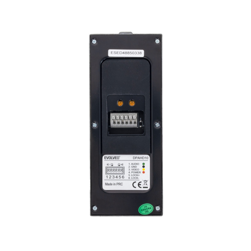 EVOLVEO DoorPhone AHD10, Sada domáceho WiFi videotelefónu s ovládaním dverí a RFID, černo-strieborný 1