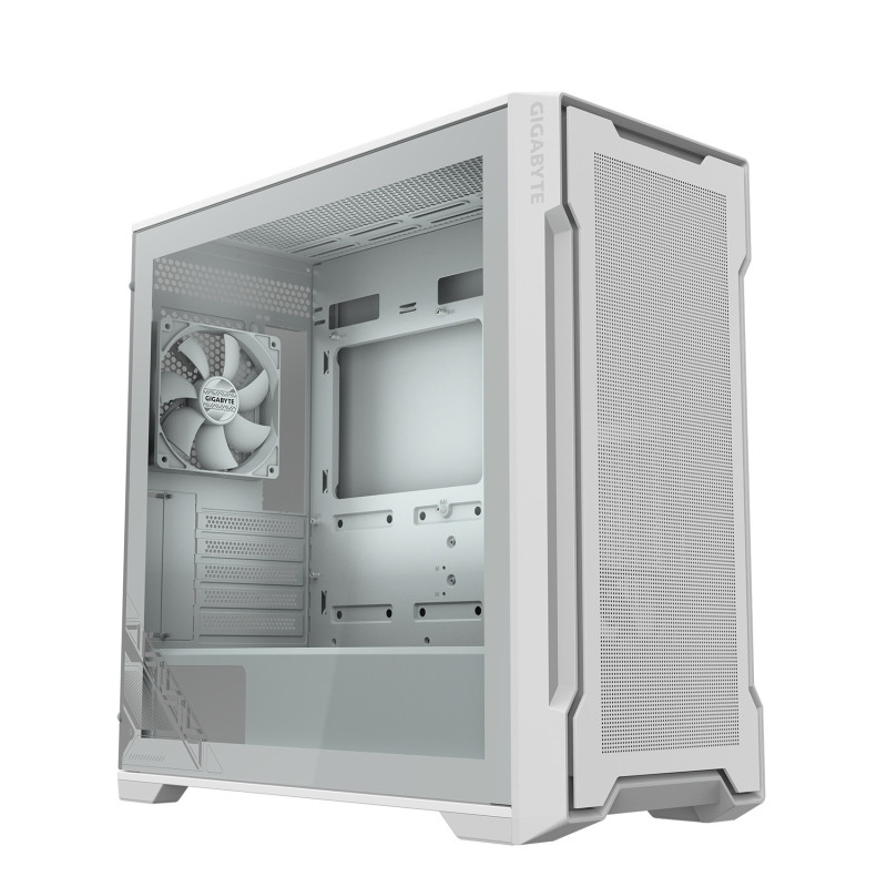 GIGABYTE C102 GLASS ICE/Midi Tower/Transpar./Biela