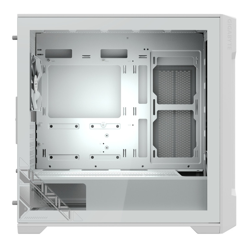GIGABYTE C102 GLASS ICE/Midi Tower/Transpar./Biela