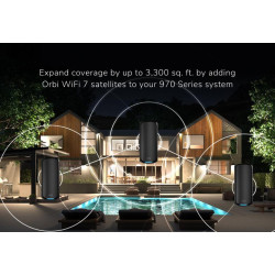 NETGEAR ORBI9 QB WIFI7 BLK SATELLITE