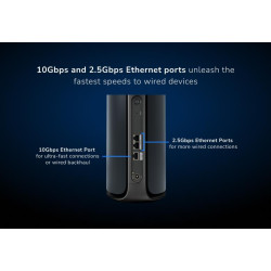 NETGEAR ORBI9 QB WIFI7 BLK SATELLITE