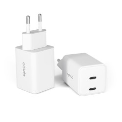 Epico UltraBoost GaN 45W sieťový adaptér EA45 - biela