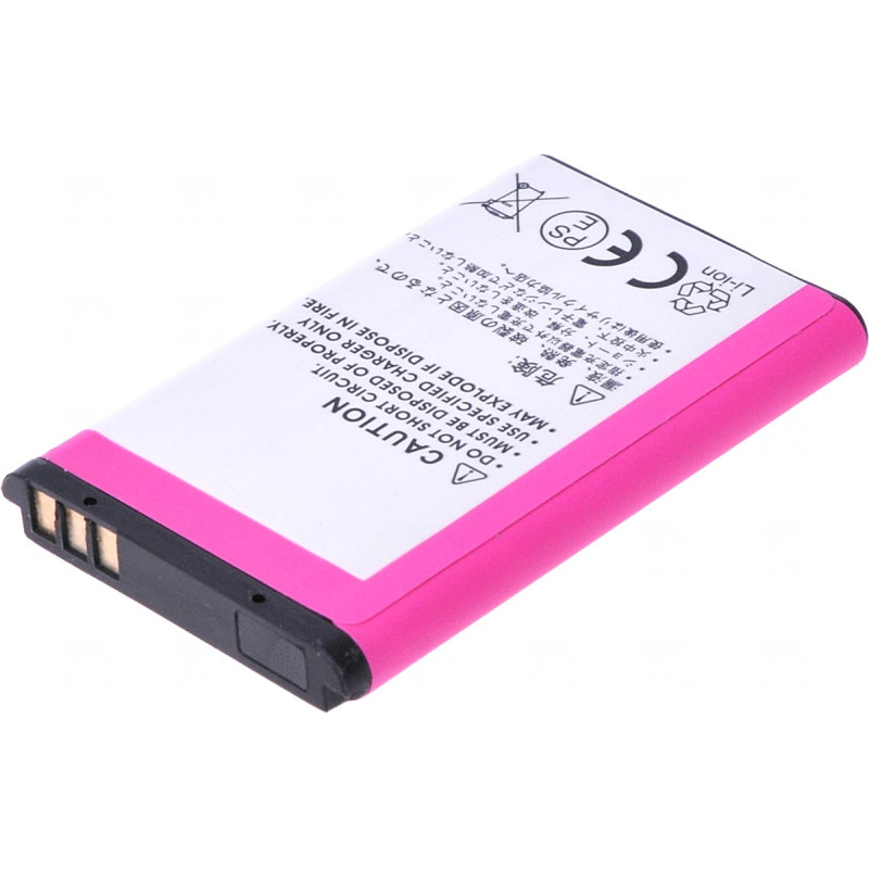 Batérie T6 Power pre Nokia 6300, 6600, 5100, 1100, 3650, 6230, C1-01, C2-01, 1100mAh, 4,1Wh, Li-ion