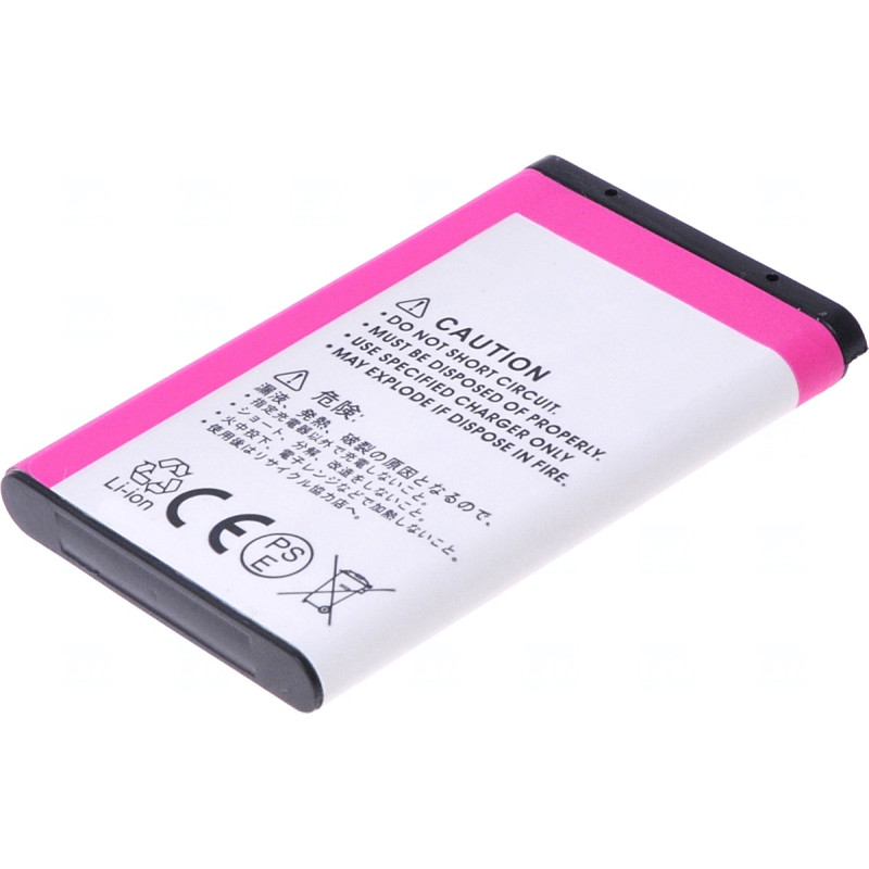 Batérie T6 Power pre Nokia 6300, 6600, 5100, 1100, 3650, 6230, C1-01, C2-01, 1100mAh, 4,1Wh, Li-ion