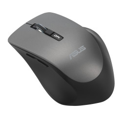 ASUS WT425/Ergonomická/Optická/Pre pravákov/1 600 DPI/Bezdrôtové USB/Šedá