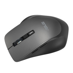 ASUS WT425/Ergonomická/Optická/Pre pravákov/1 600 DPI/Bezdrôtové USB/Šedá