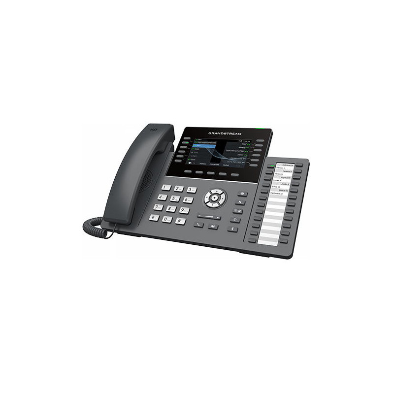 Grandstream GRP2636 SIP telefón, 4.3'' TFT bar. displej, 6SIP účtov, 24 pr. hr., 2x1Gb, WiFi, BT