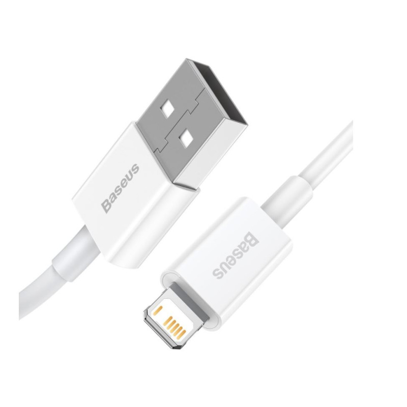 NONAME - Baseus CALYS-C02 Superior Fast Charging Kabel Lightning 2.4A 2m White