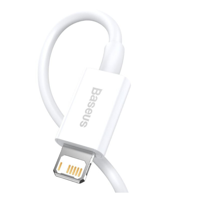 NONAME - Baseus CALYS-C02 Superior Fast Charging Kabel Lightning 2.4A 2m White
