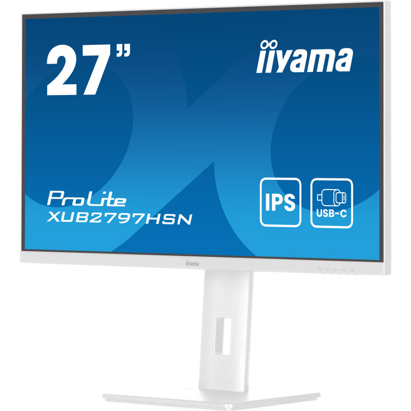 iiyama ProLite/XUB2797HSN-W2/27''/IPS/FHD/100Hz/1ms/White/3R
