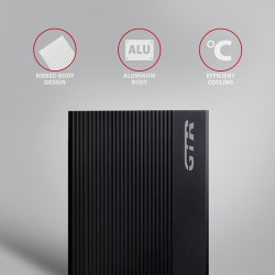 AXAGON EE35-GTR, USB-C 5Gbps - SATA 6G 3.5'' RIBBED box, čierny