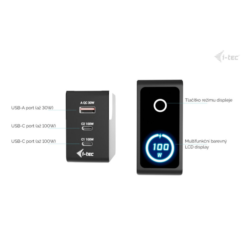 i-tec 100W Intelligent Multiport USB Charger
