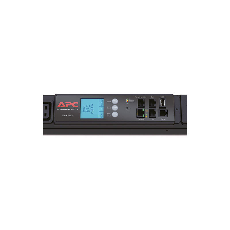 APC - Rack PDU 2G, Metered, ZeroU, 22.0kW(32A), AP8866