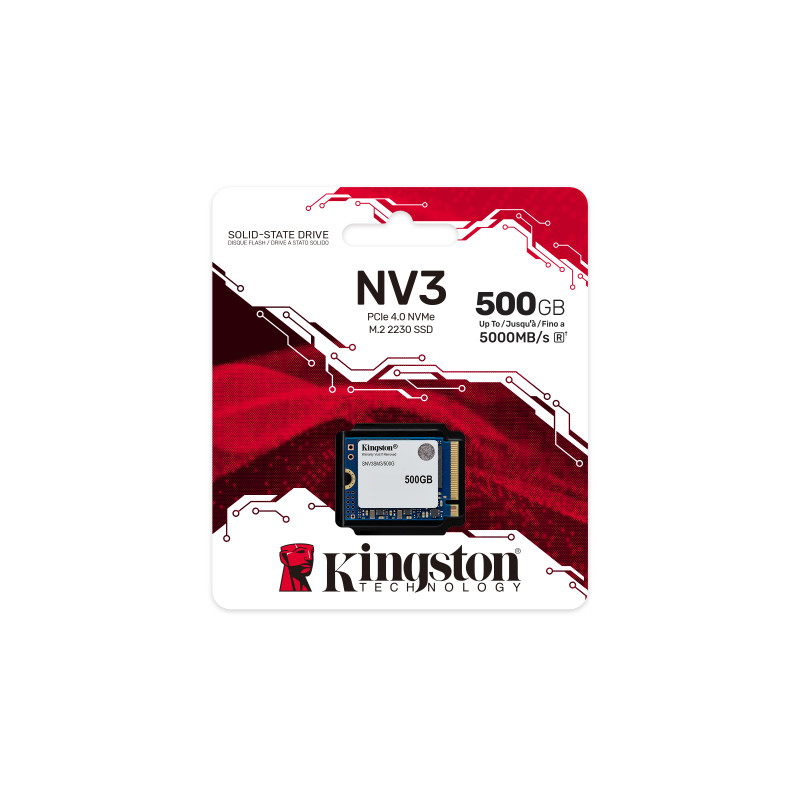 Kingston NV3 2230/500GB/SSD/M.2 NVMe/5R