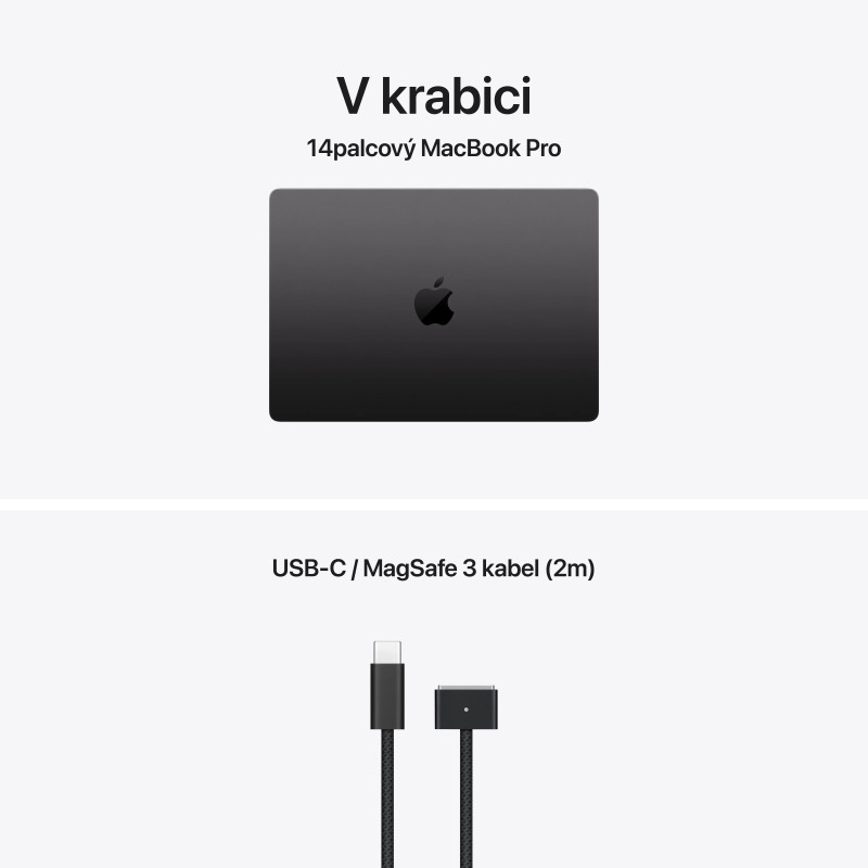 Apple MacBook Pro 14''/M5 Pro/14,2''/3024x1964/24GB/2TB/M5 Pro/Tahoe/Space Black/1R