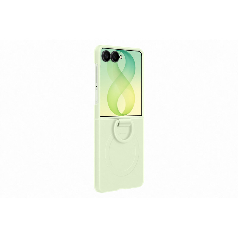 Samsung Silikonový magnetický kryt s držiakom na prst pre Galaxy Z Flip8, Mint