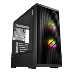 FSP M330-BA/Midi Tower/Transpar./Čierna