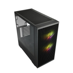 FSP M330-BA/Midi Tower/Transpar./Čierna