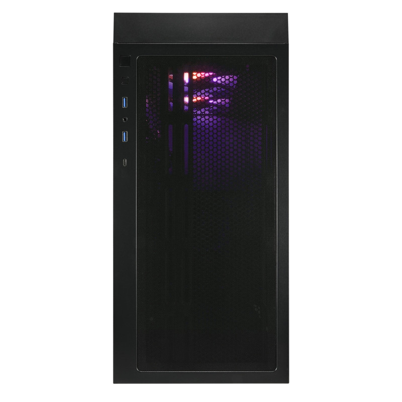 FSP M330-BA/Midi Tower/Transpar./Čierna