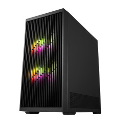 FSP M330-BA/Midi Tower/Transpar./Čierna