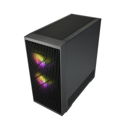 FSP M330-BA/Midi Tower/Transpar./Čierna