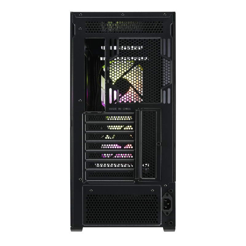 FSP M330-BA/Midi Tower/Transpar./Čierna