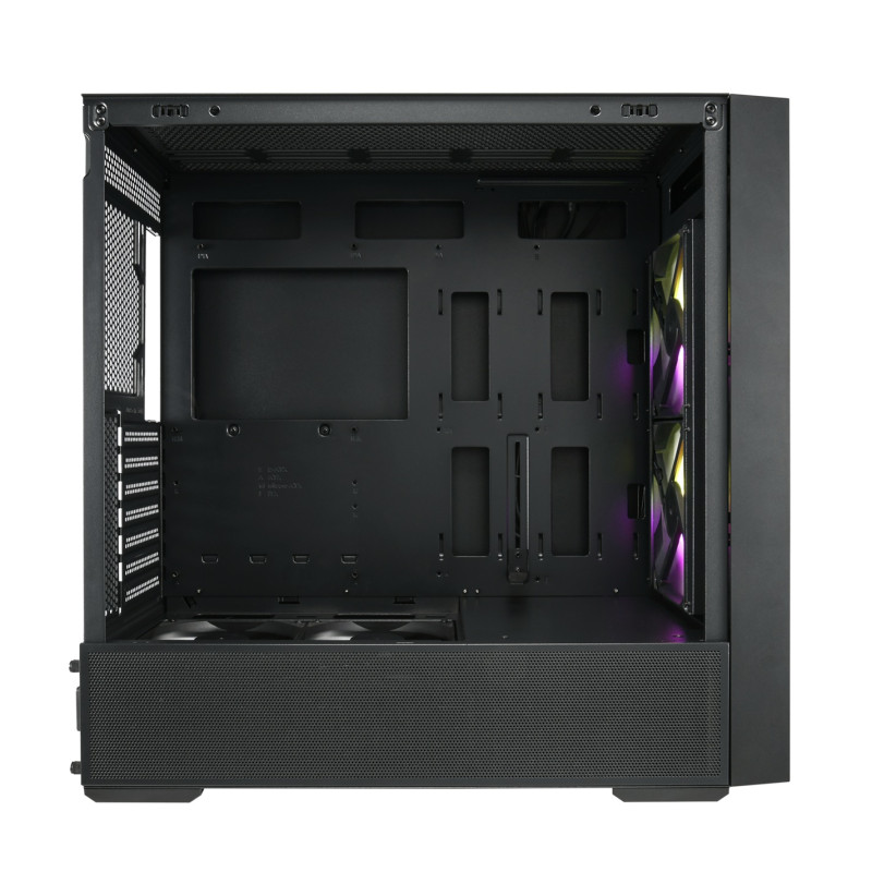 FSP M330-BA/Midi Tower/Transpar./Čierna