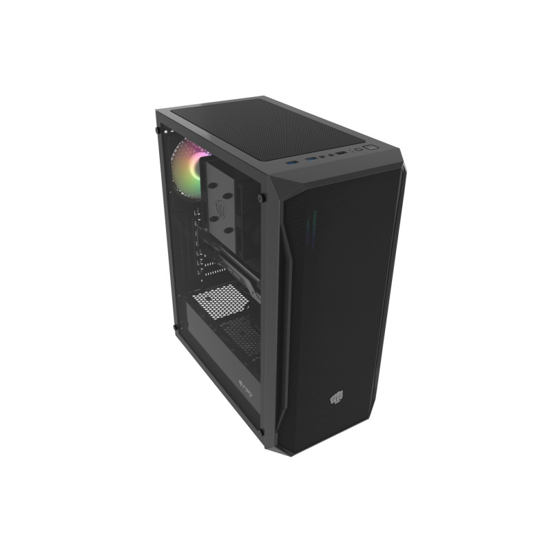 GENESIS - PC skriňa Fury SHOBO SH4 RGB Midi Tower, Window,