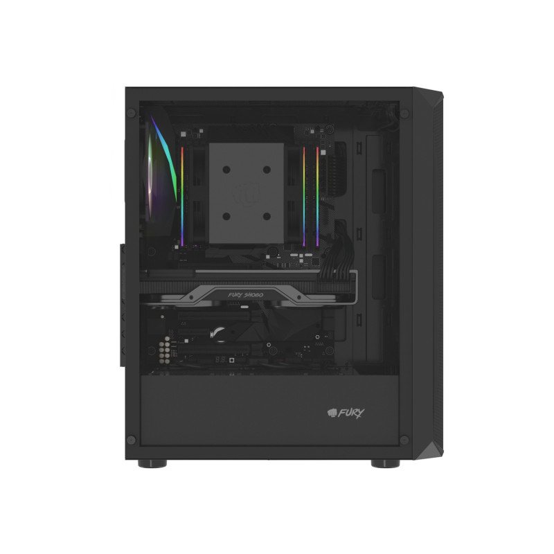 GENESIS - PC skriňa Fury SHOBO SH4 RGB Midi Tower, Window,