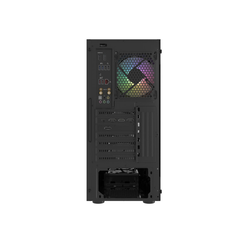 GENESIS - PC skriňa Fury SHOBO SH4 RGB Midi Tower, Window,